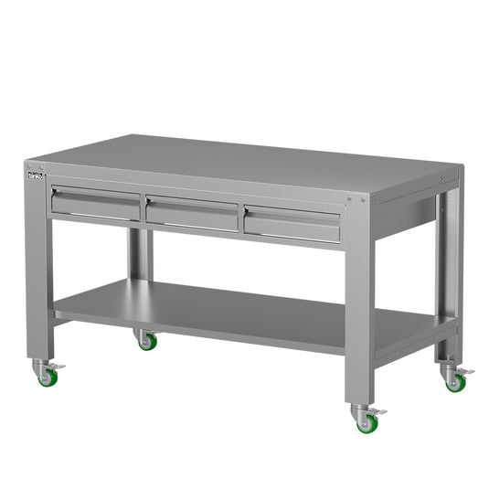 Stainless Steel Workbench (With Drawers)