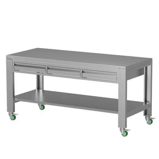 Stainless Steel Workbench (With Drawers)