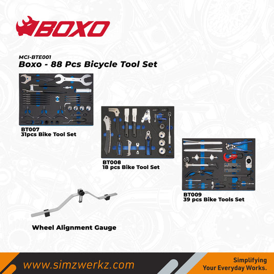 88 Pcs Bicycle Tool Set