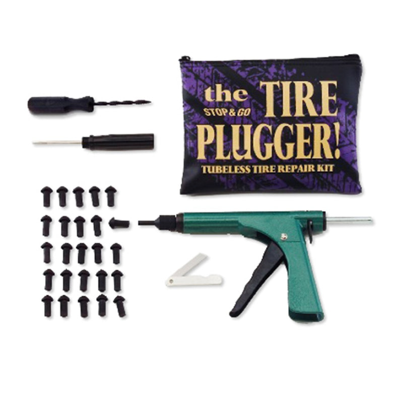 Load image into Gallery viewer, Tubeless Tire Plugger In Zip Pouch With (25 Pcs) 3/4&quot; Plugs

