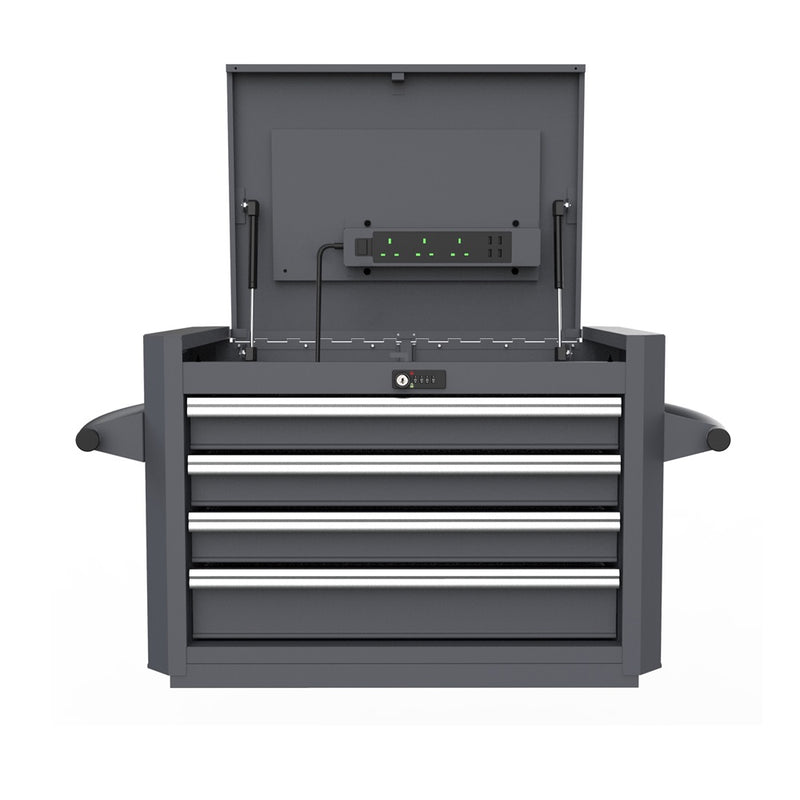 Load image into Gallery viewer, 4-Drawer Digit Lock Top Chest with Power Plug with 204pcs Professional Tools
