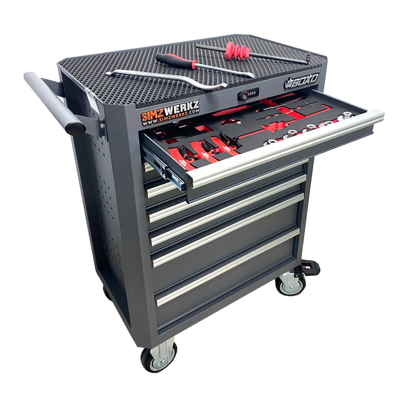 Load image into Gallery viewer, 7-Drawer Digit Lock Tool Cabinet with 232pcs Professional Tools
