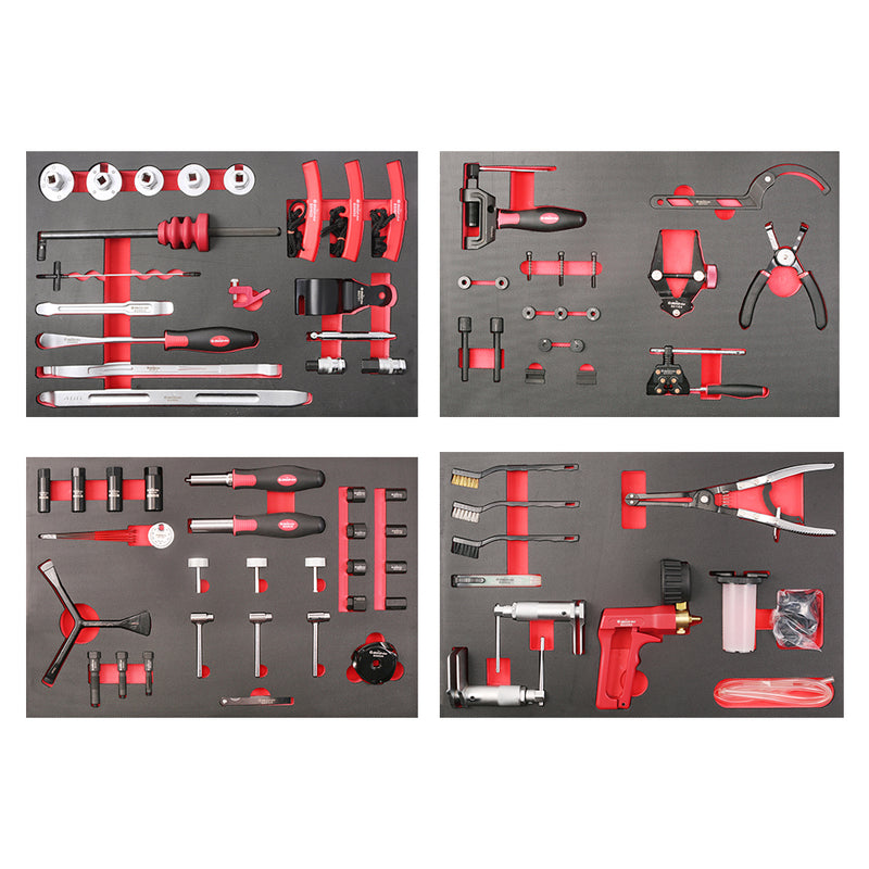 Load image into Gallery viewer, 8-Drawer Digit Lock Tool Cabinet with 155pcs Special Motorcycle Tools Set
