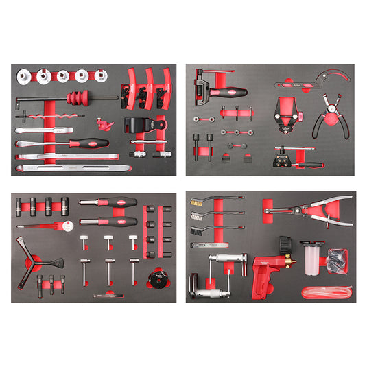 8-Drawer Digit Lock Tool Cabinet with 155pcs Special Motorcycle Tools Set
