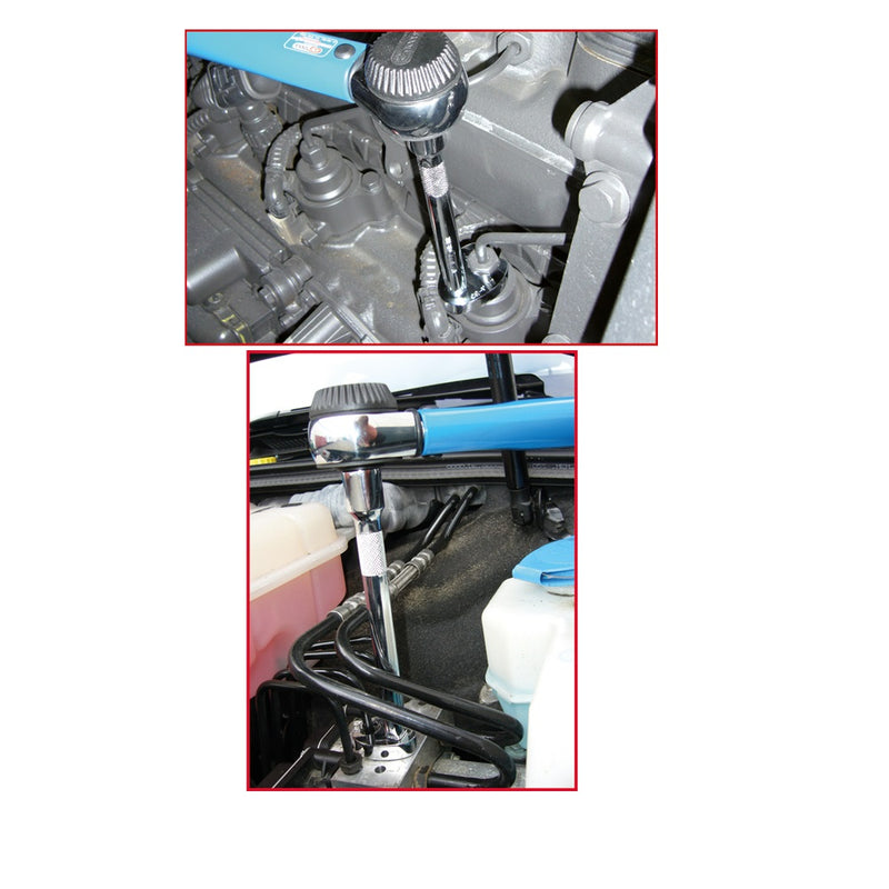Load image into Gallery viewer, 3/8&quot; CHROME+ Crowfoot Wrench Set, 10pcs,10-22mm - SIMZ Werkz
