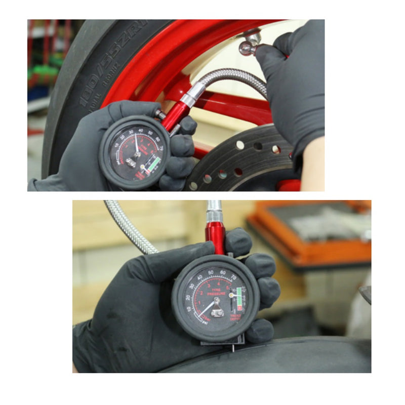 Load image into Gallery viewer, 2-In-1 Tyre Pressure Gauge
