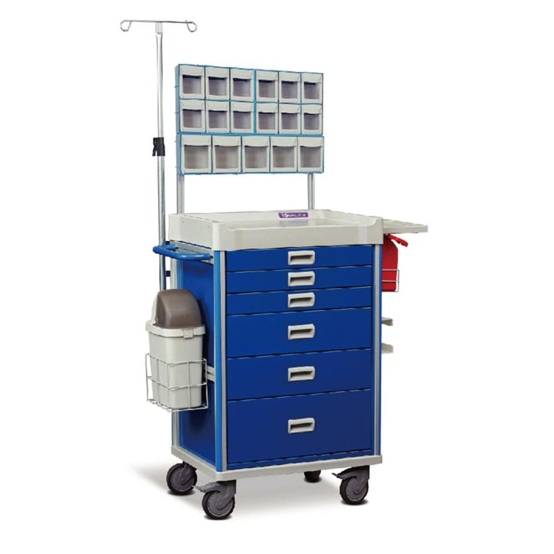 Load image into Gallery viewer, MX Anaesthesia Cart 37&quot; (Blue) - SIMZ Werkz
