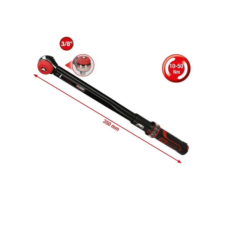 Load image into Gallery viewer, ERGOTORQUE Precision Torque Wrench with Rotary Mushroom Ratchet Head - SIMZ Werkz
