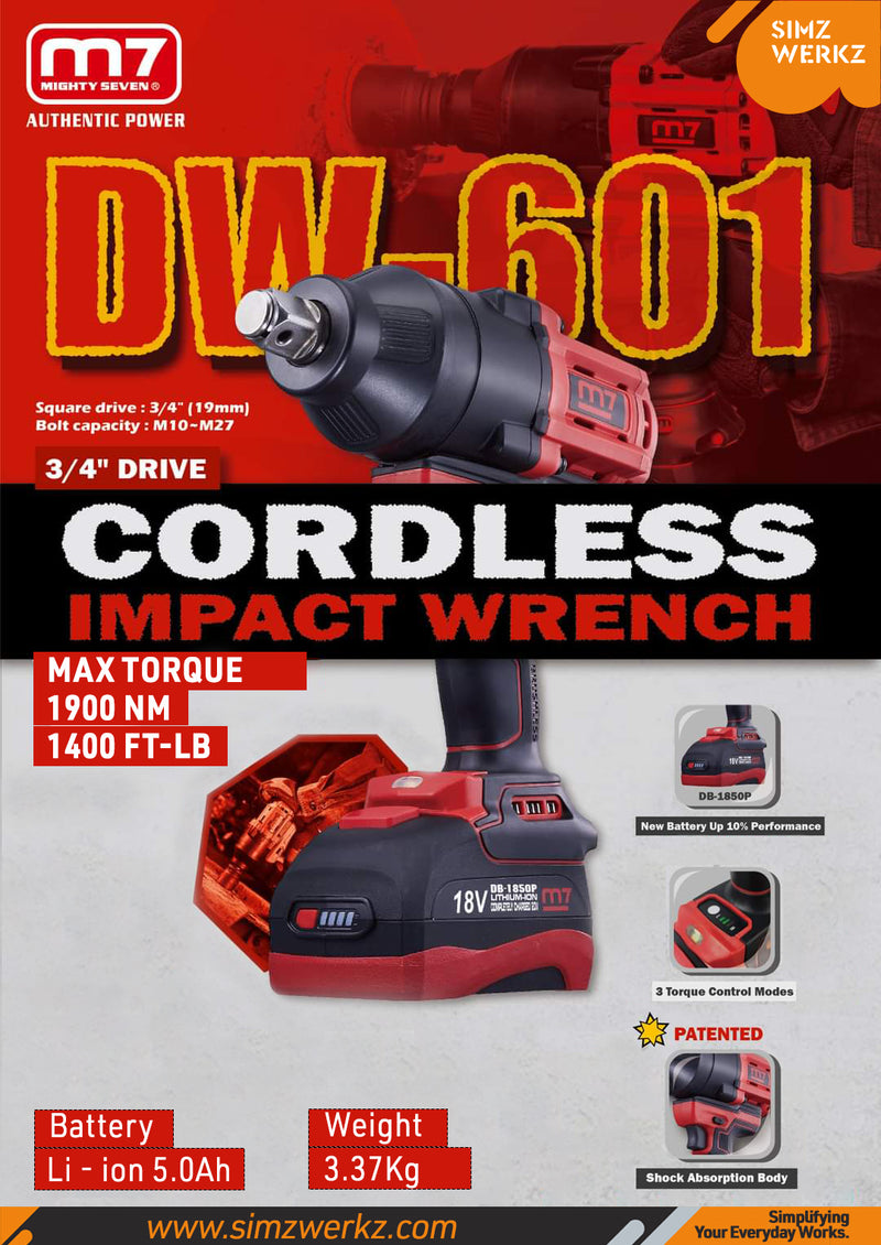 Load image into Gallery viewer, 3/4&quot; Dr. BL Cordless Impact Wrench
