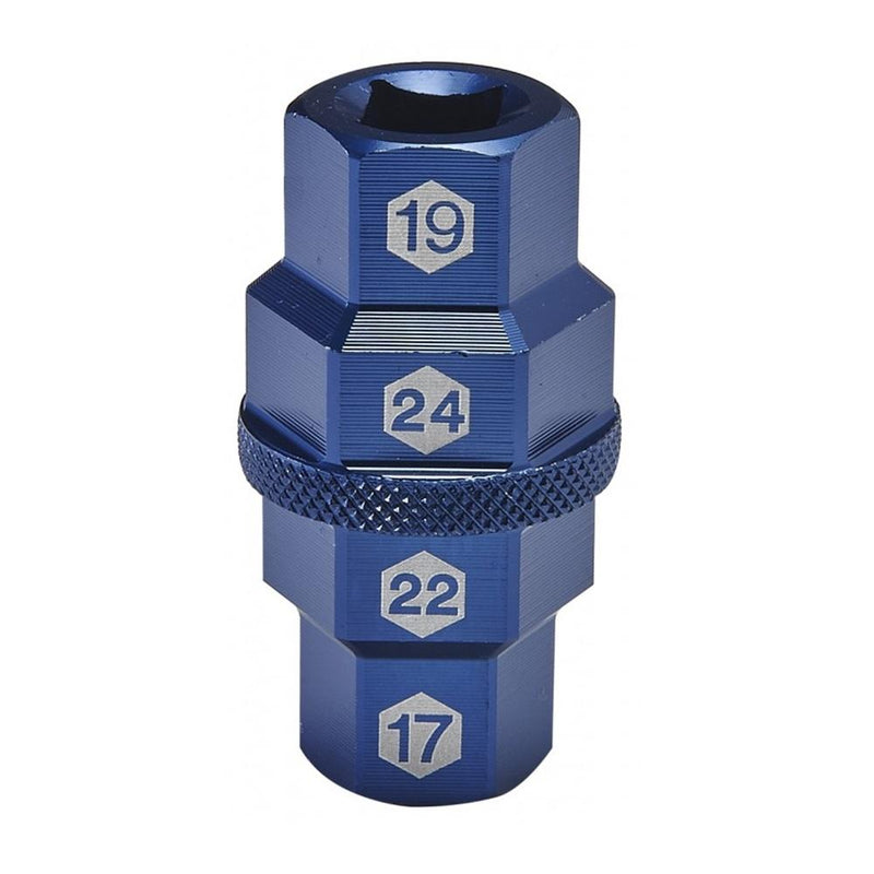 Load image into Gallery viewer, Alu Hex Axle Tool 17-22/24-19mm, 3/8" - SIMZ Werkz
