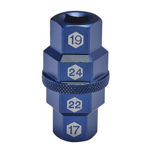 Alu Hex Axle Tool 17-22/24-19mm, 3/8