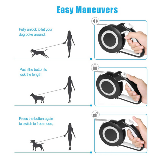 UPSKY Dog/Cat Retractable Leash
