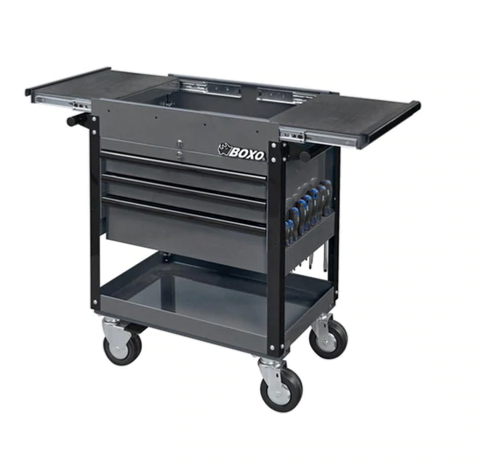 Load image into Gallery viewer, 3 Drawer Service Cart with 35 Pc VDE Toolset
