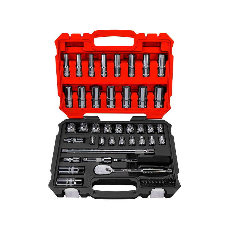 Load image into Gallery viewer, 60 Pcs 3/8&quot; Dr. 6PT Socket Set
