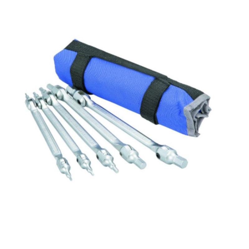 Load image into Gallery viewer, 5 Pcs Double-End Flex Hex Wrench Set
