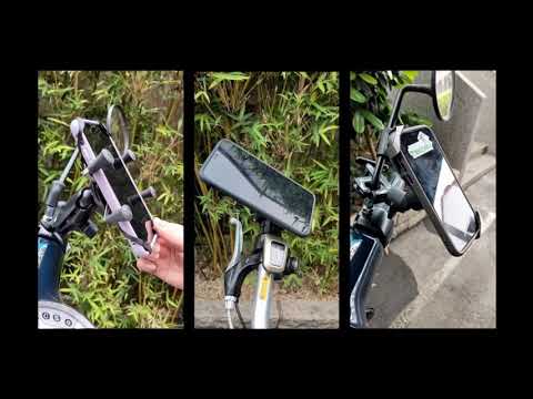 Load and play video in Gallery viewer, Z Phone Holder with Clamp (Anti-Theft Version)
