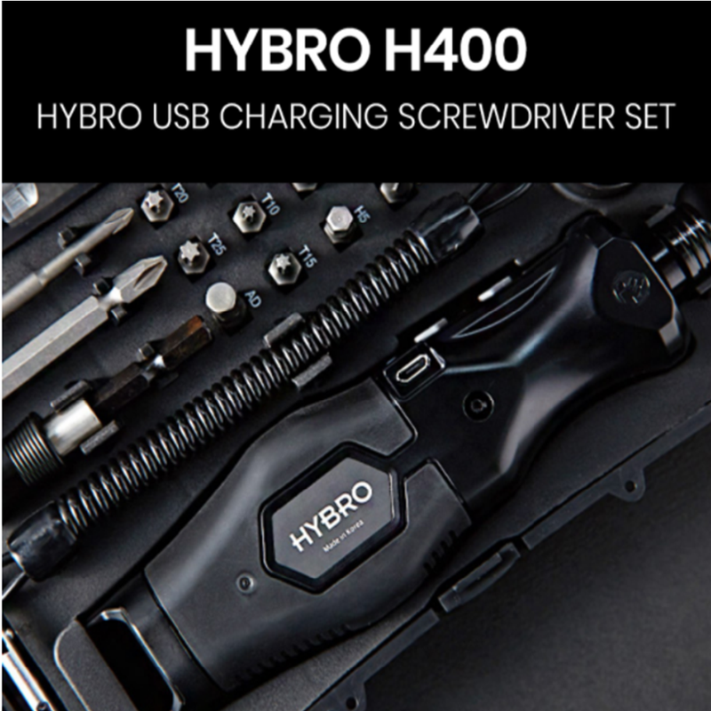 Load image into Gallery viewer, HYBRO H400 USB Rechargeable Cordless Screwdriver Set
