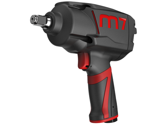 1/2" Dr. Composite Air impact Wrench, Twin Hammer, 500ft-Lb, 680 Nm
